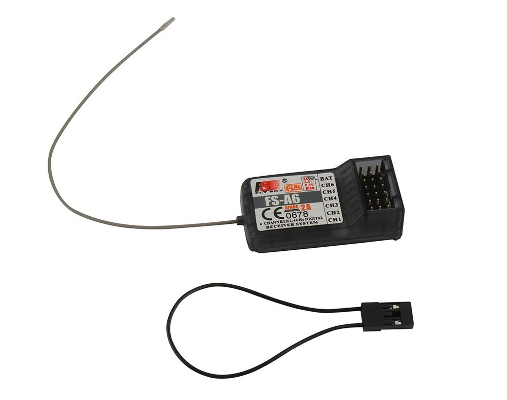 4CH Transmitter + 6CH Receiver