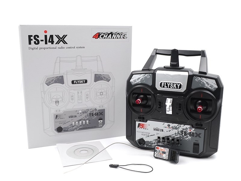 4CH Transmitter + 6CH Receiver