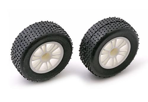 Колеса в сборе - 1/18 Narrow Spoked , white (2шт) Колеса в сборе - 1/18 Narrow Spoked , white (2шт)