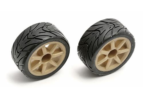 Колеса в сборе RC18R (2шт) gold