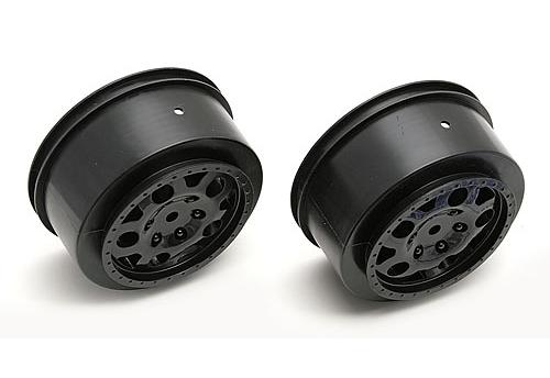 Диски задние шорт 1/10 - SC10 KMC , black (2шт)