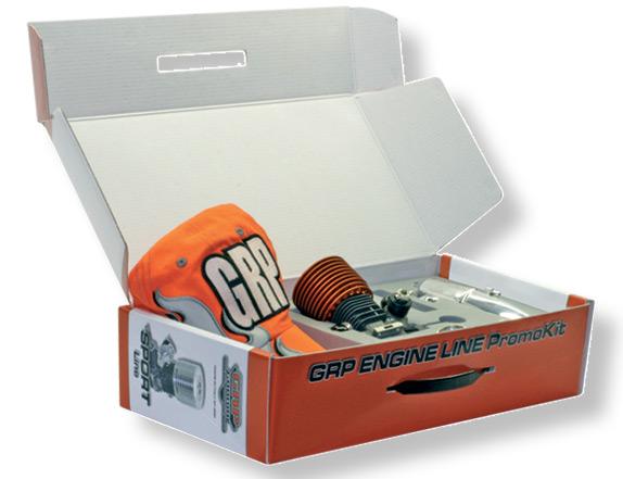 Нитродвигатель 0.21 - GRP ENGINE Tuned  RALLY + выхлопная система (KIT)