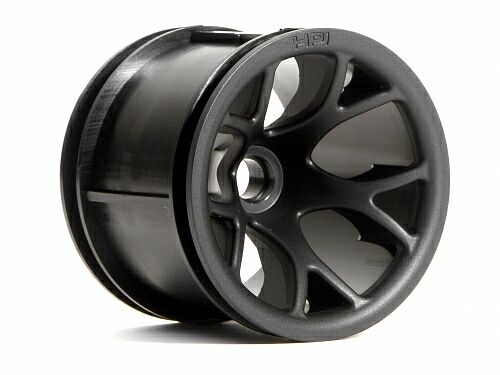 MT MESH WHEEL (BLACK) (RC10T, XXT FRONT)