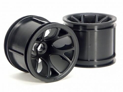 MT MESH WHEEL (BLACK) (RC10T, XXT FRONT)