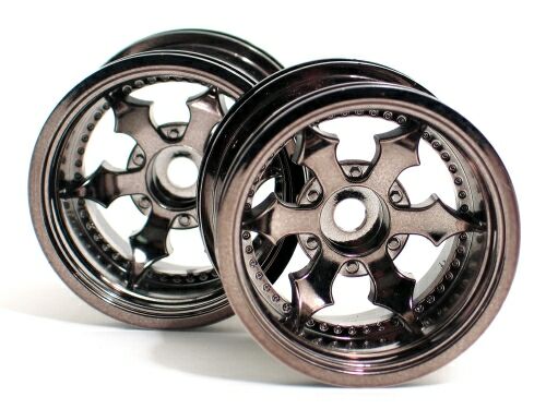 Диски 1/10 SPIKE TRUCK (BLACK CHROME) 2шт