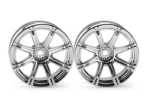Диски туринг 1/10 - WORK EMOTION XC8 (26мм/ CHROME/ 9мм OFFSET) (2шт)