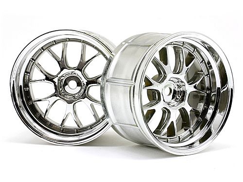 Диски туринг 1/10 - LP35 LM-R CHROME (вынос 9mm) 2шт