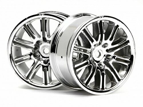 Диски 1/10 - 10 SPOKE MOTOR SPORT 26MM CHROME (2шт)