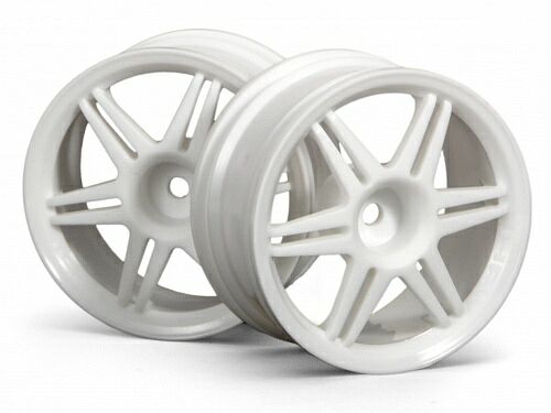 Диски 1/10 - 12 SPOKE CORSA WHITE 26MM (3MM OFFSET) 2шт