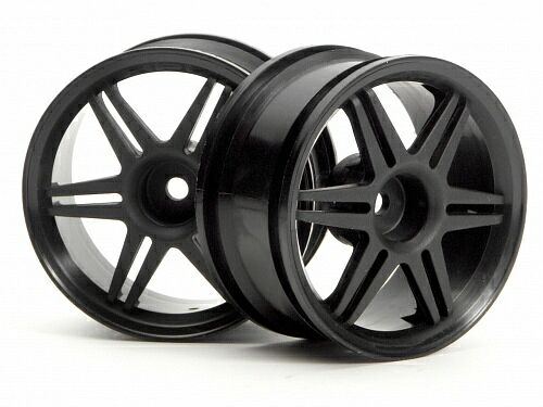 Диски 1/10 - 12 SPOKE CORSA BLACK 26MM (3MM OFFSET) 2шт