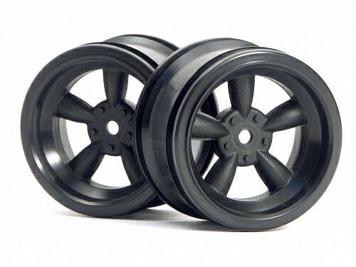 Диски 1/10 - VINTAGE 5 SPOKE 31MM (WIDE) BLACK (6MM OFFSET) 2шт