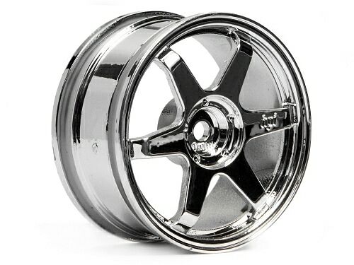 Диски 1/10 - TE37 26MM CHROME (0MM OFFSET) 2шт