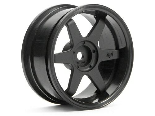 Диски 1/10 - TE37 26MM BLACK (6MM OFFSET) 2шт