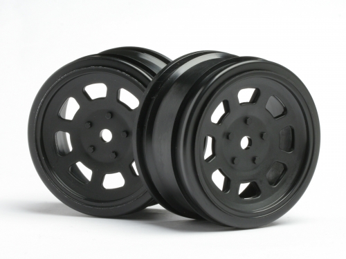 Диски туринг 1/10 - VINTAGE STOCK CAR 26mm Black (0mm OFFSET) 2шт