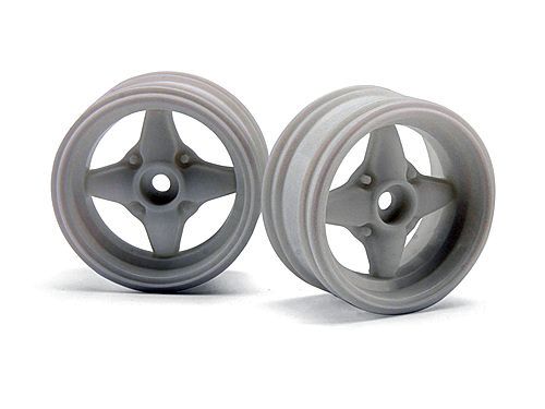 Диски 1/10 мини - MX60 4 SPOKE WHITE (вынос 3mm/ 2шт)