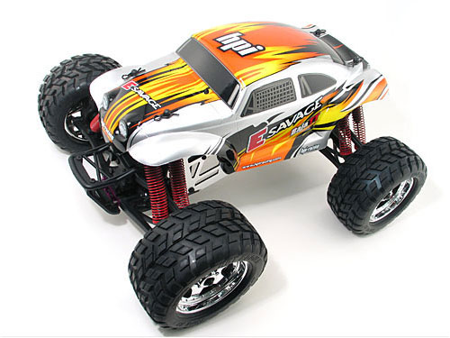 Монстр 1/10 HPI E-SAVAGE RTR (BAJA TT BODY)