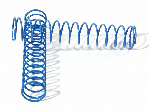 Пружины 14x80x1.1 - 15 витков (BLUE) 2шт