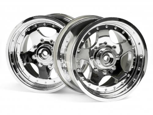 Диски трак 1/10 - AR5 CHROME (83x56мм) 2шт
