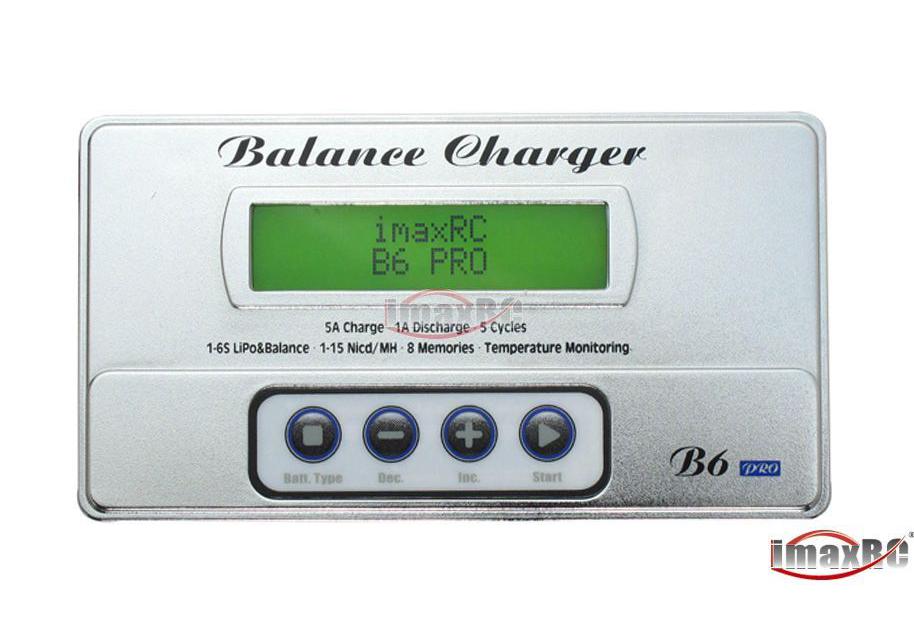 Зарядное устр-во iMaxRC B6 PRO Balance - Li-po/Li-Fe/Mh/Cd/Pb (Chg:5A Dis:1A)