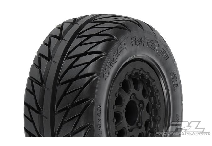 Колеса в сборе Шорткорс 1/10 - Street Fighter SC 2.2/3.0 Tires  диски Renegade (Slash, Blitz) 