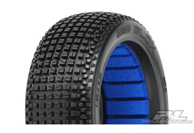 Шины+вставки Багги 1/8 - Big Blox M3 (Soft) (2шт)