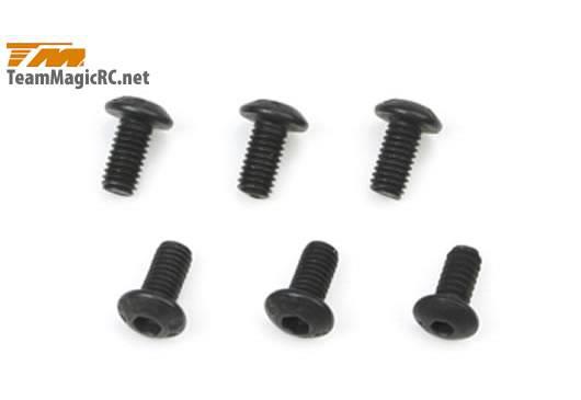 Винт 3x6mm Steel BH (6шт) hex
