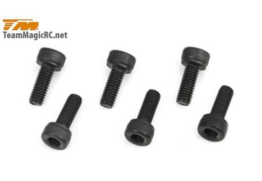 Винт 3x8mm Steel Cap (6шт) hex