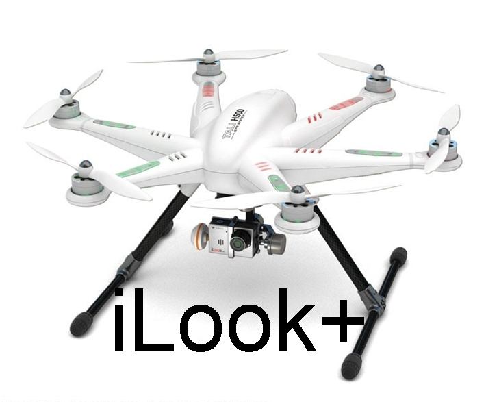 Гексакоптер - Tali H500 FPV RTF (DEVO-F12E, 3D gimble, iLook+ camera)