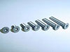 TITANIUM HEX FLAT HEAD SCREW 6PCS (3X15)